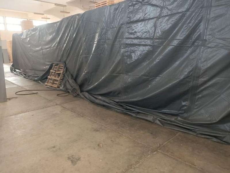 تبخير البالتات تحت المشمع بغاز بروميد الميثيل